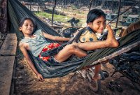93 - SISTERS ON THE HAMMOCK - LUO XIAOHENG - china <div